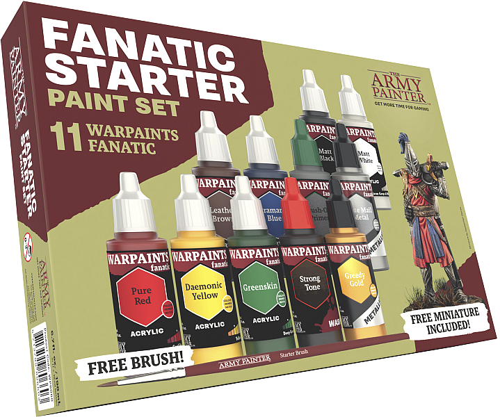 Army Painter  Warpaints Fanatic Starter Paint Set Wp8066
