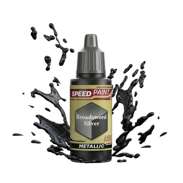 Army Painter Warpaints: Speedpaints     Broadsword Silver Wp2030