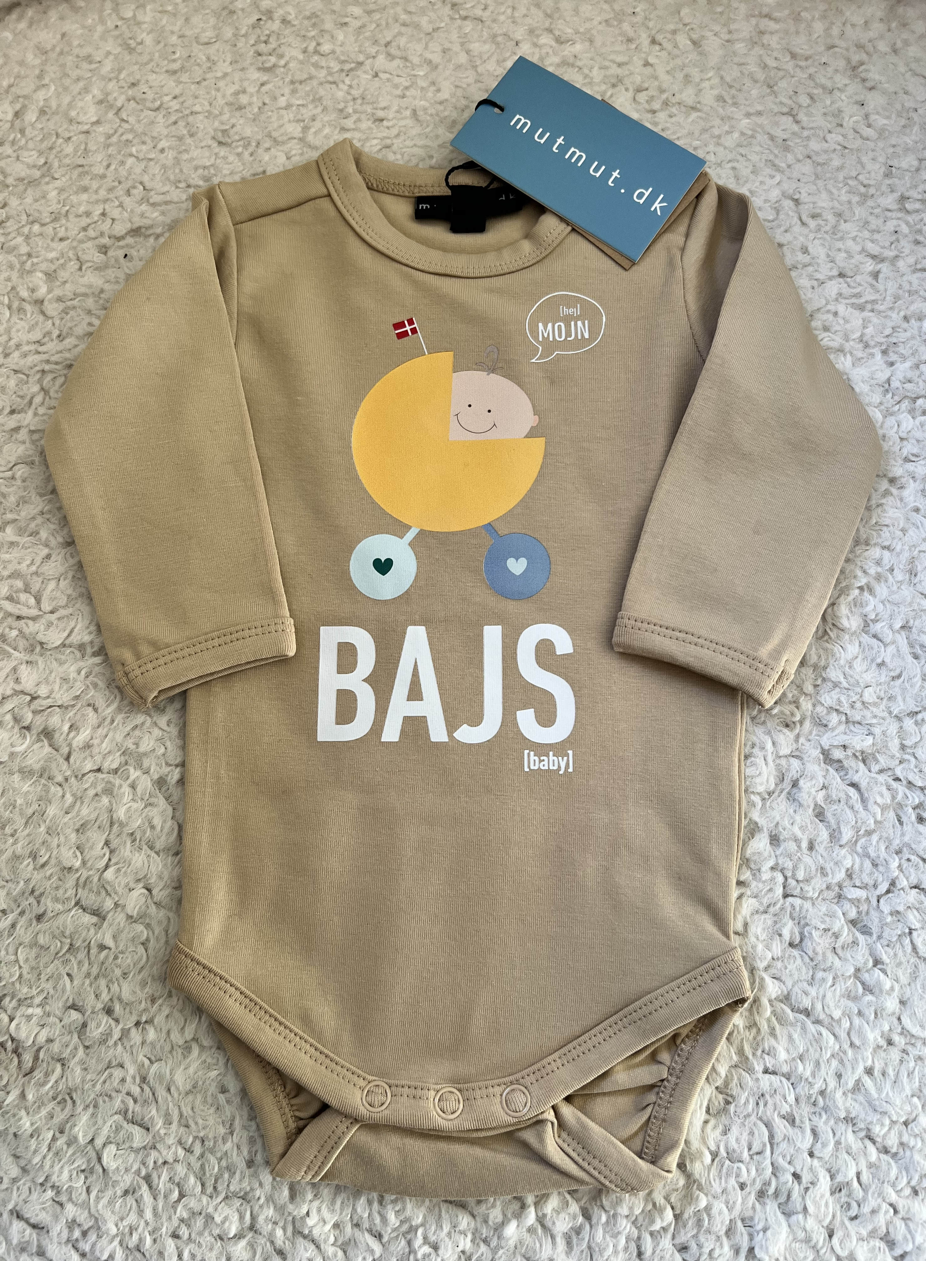 Babybody Bajs Beige 50