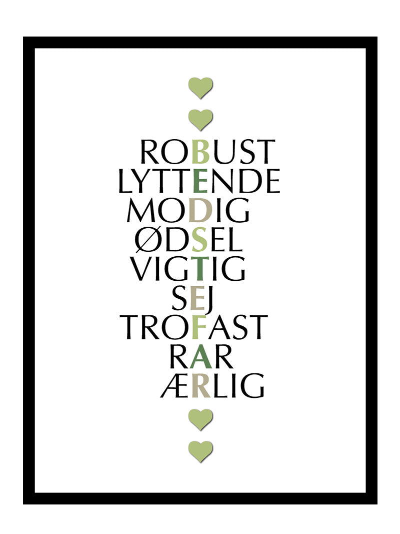 Bedstefar Citat Plakat