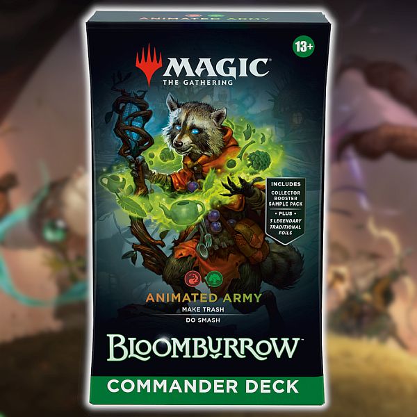 Bloomburrow Commander  Edh  Multiplayer Magic Deck: V1 Animated Army 100 Kort