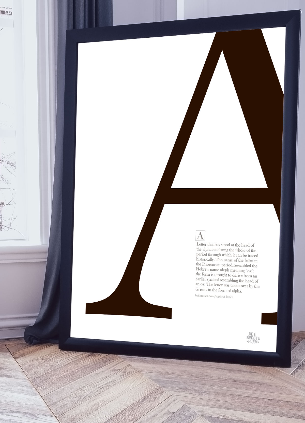 Bogstav  -plakat 21   29    A4  Kr  199 -