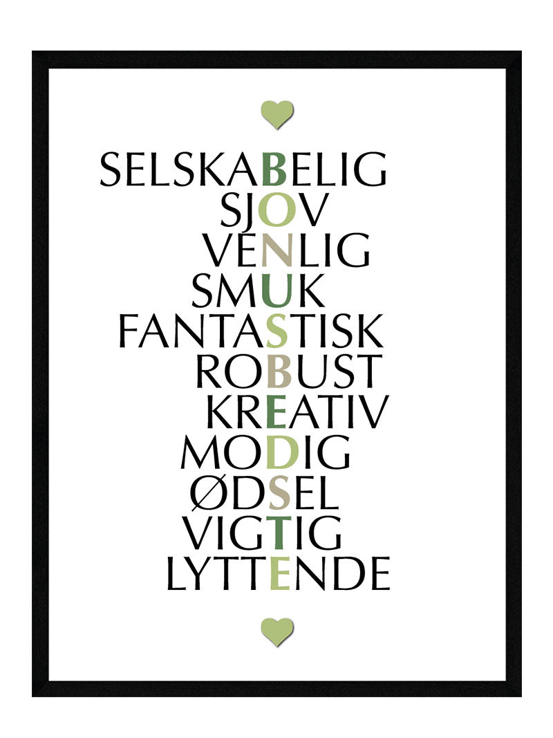 Bonusbedste Citat Plakat