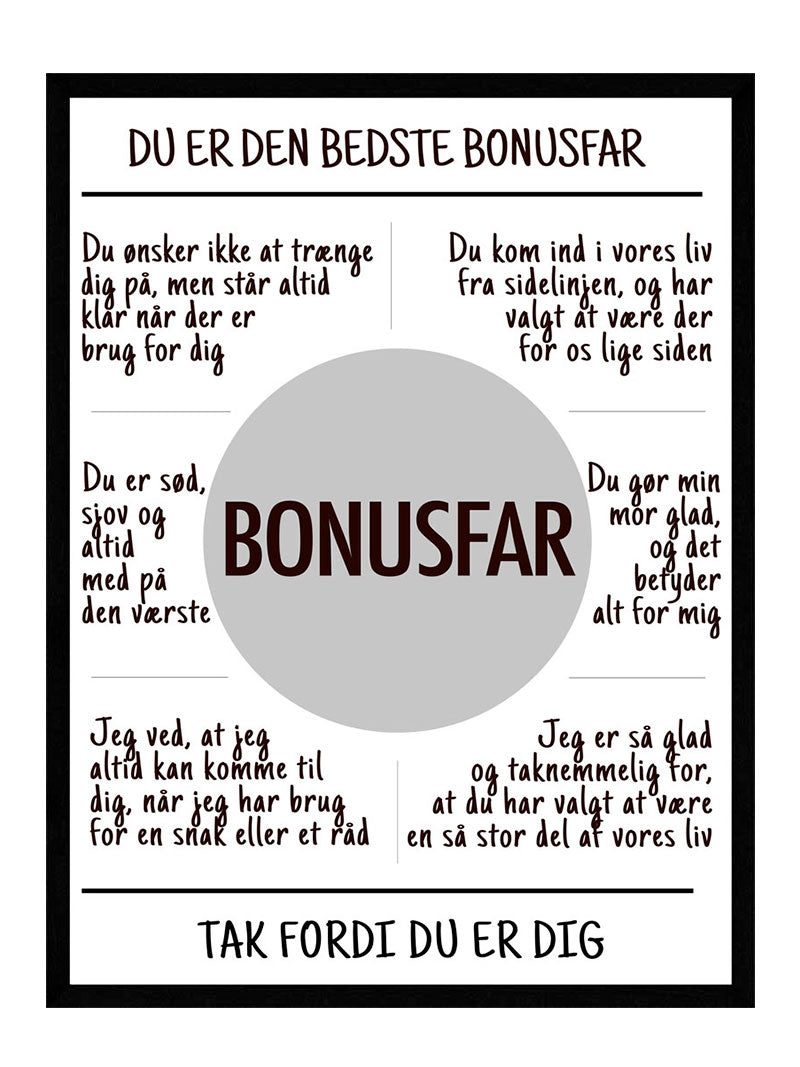 Bonusfar Plakat
