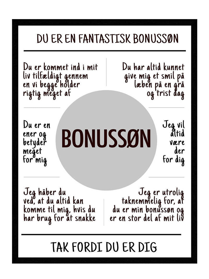 Bonussøn Plakat