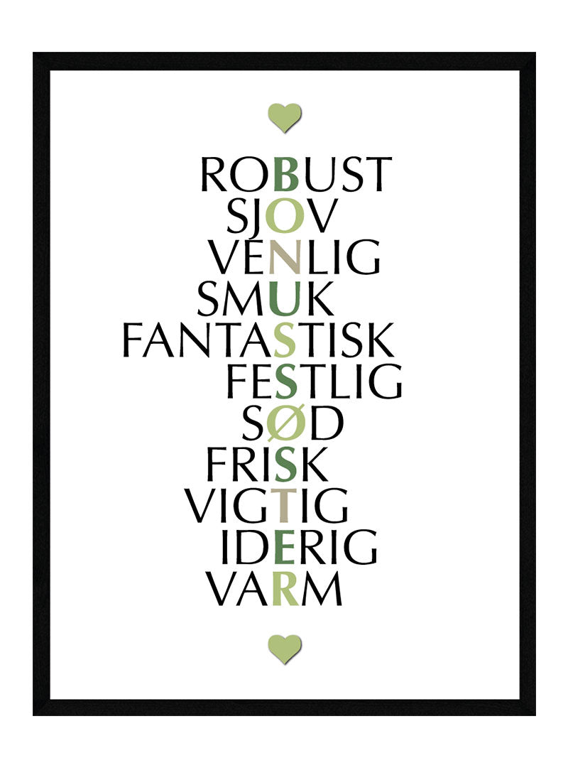 Bonussøster Citat Plakat