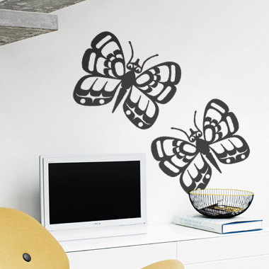 Buthaflyz Wallsticker Af Alan Smithee  60x60 Cm