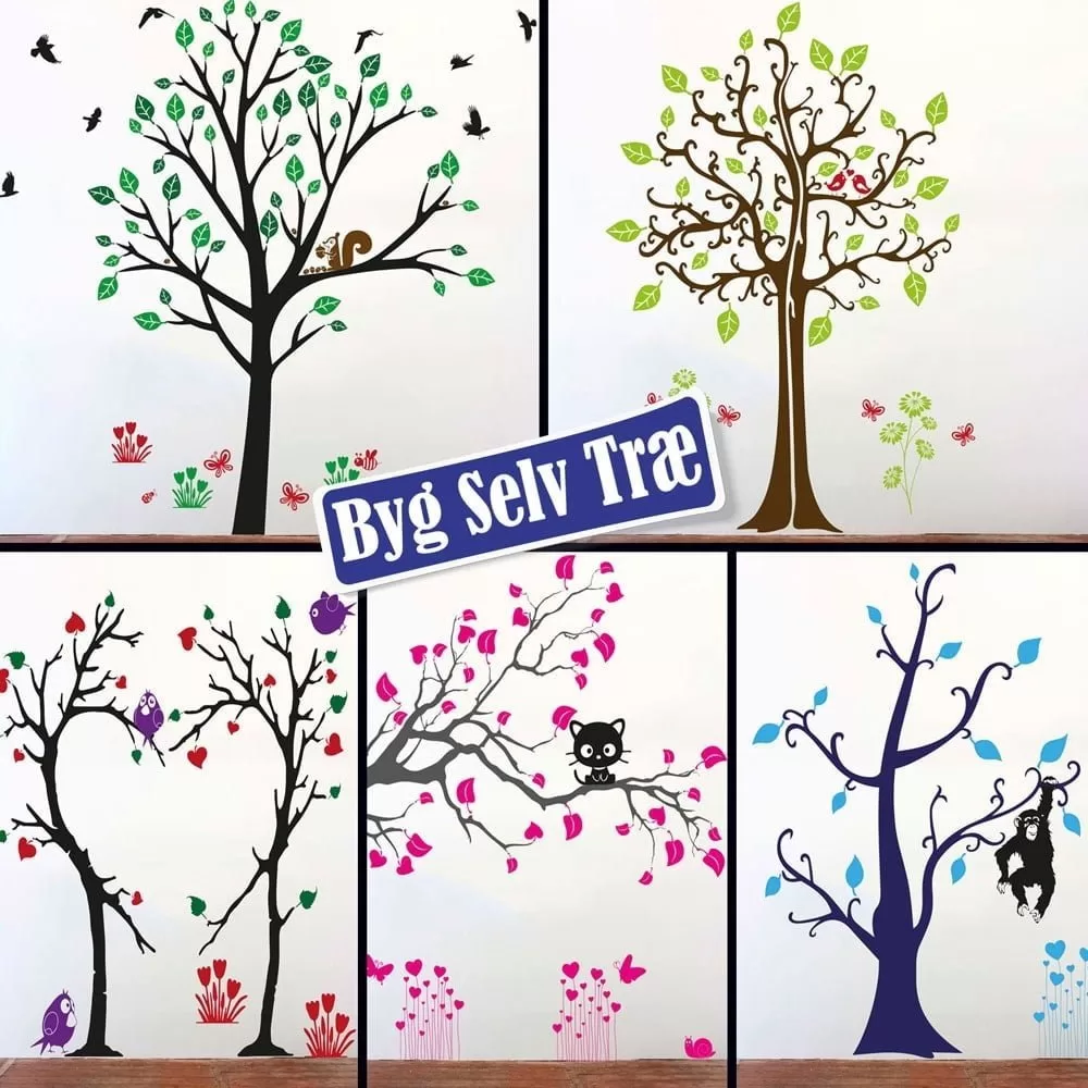 Byg Selv Træ Wallsticker