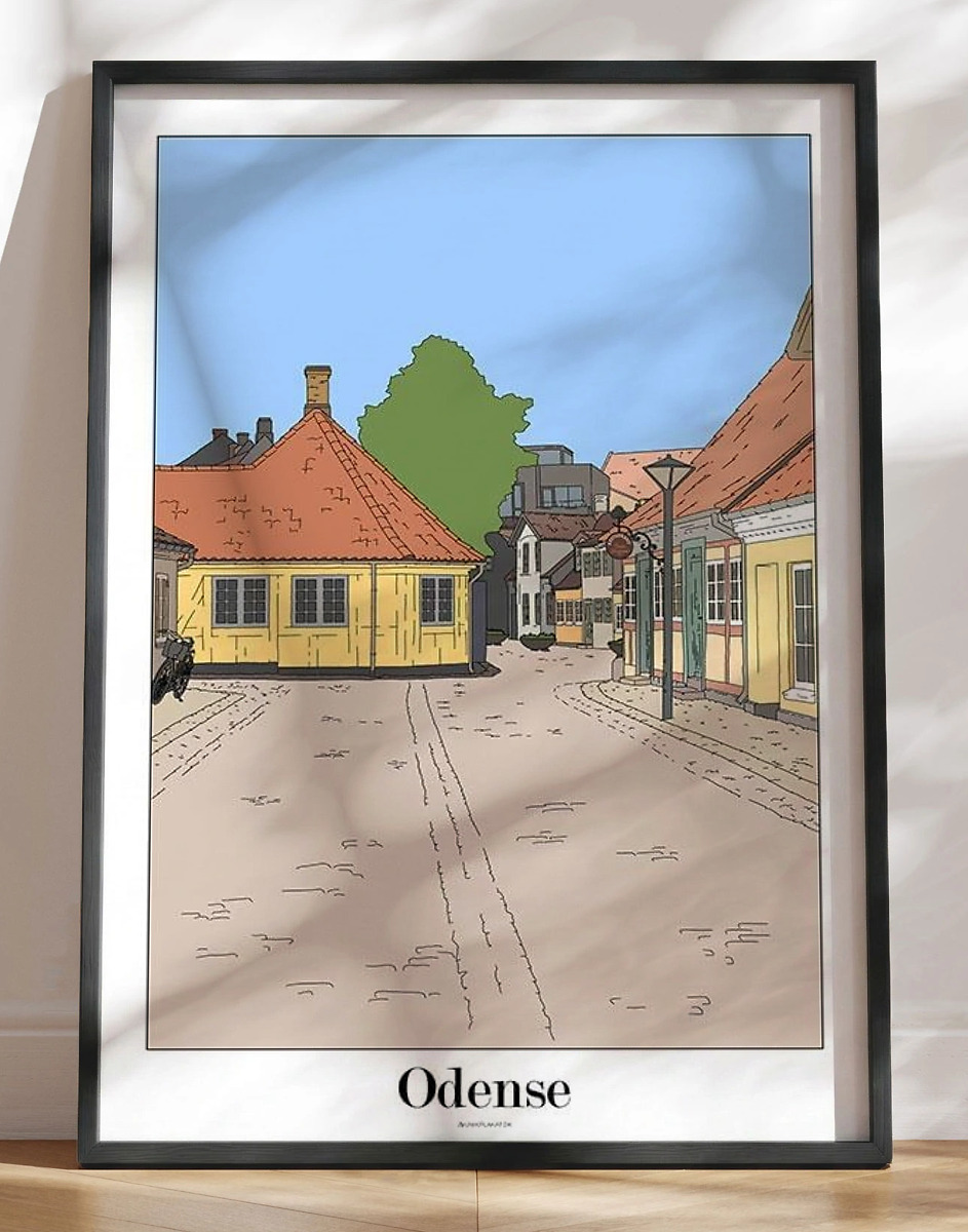 Byplakat Odense       Andersens Hus