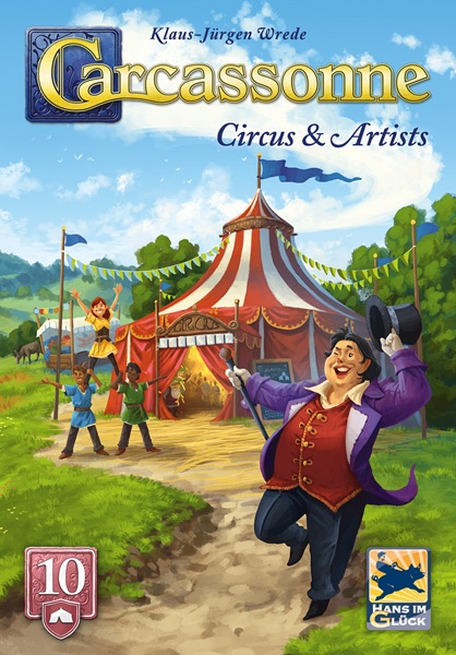Carcassonne  Engelsk  Udvidelse 10: Circus And Artists  2025