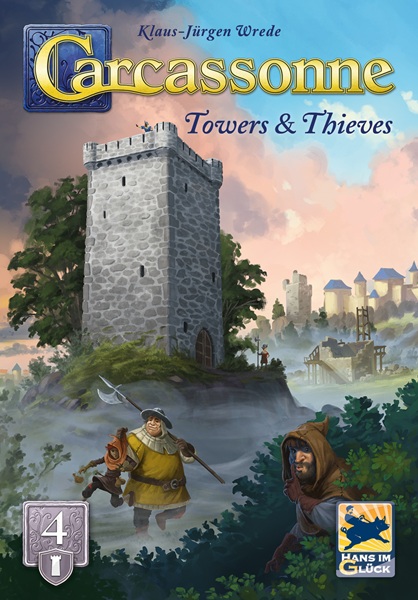 Carcassonne  Engelsk  Udvidelse  : Towers And Thieves  2025