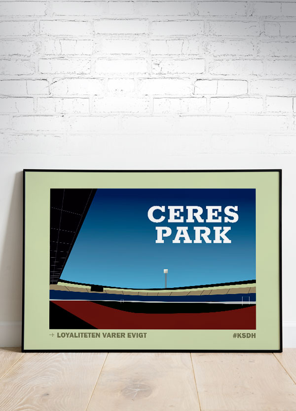 Ceres Park Plakat Vandret 29     21 Cm  A4  Kr  199 -