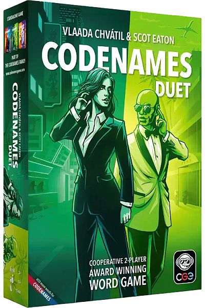 Codenames: Duet  Engelsk 2025 Refresh  Coop Word Game