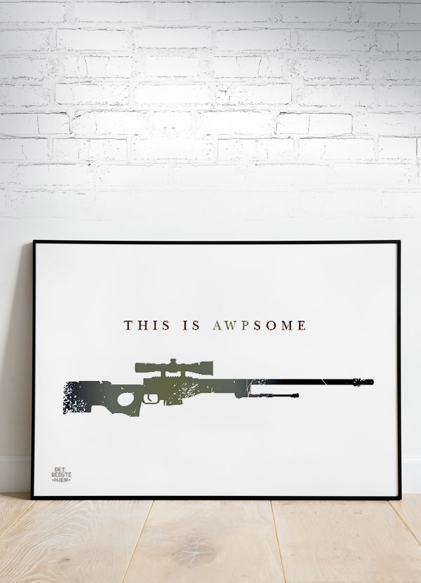 Csgo This Is Awpsome  Vandret  29     21 Cm  A4  Kr  199 -