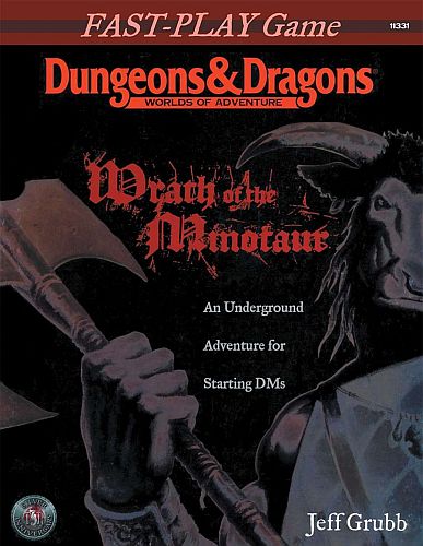 : Adventure: Wrath Of The Minotaur Ad   Dungeons And Dragons
