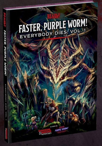 5e: 3rd Party Beadle   Grimm  : Faster  Purple Worm Adventure Book