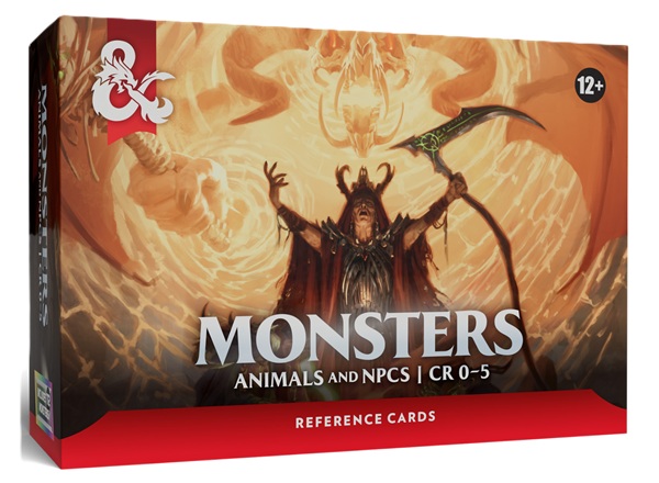 5e Tilbeh 195 184 Reference Cards Deck Monsters: Animals And Npcs Challenge - Trove Dungeons And Dragons 5th Edition