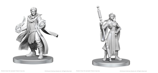 Fantasy Miniatures Critical Role: Unpainted Miniatures Beauregard Lionett   Caleb Widogast  Wzk90789