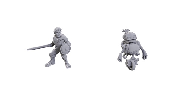 Fantasy Miniatures Critical Role: Unpainted Miniatures Orym Of The Air Ashari   Fresh Cut Grass  Wzk90724