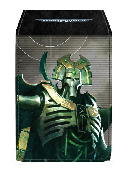 Deck Box Alcove Flip Box  Leatherette : Warhammer 40 000  40k : Necron Ultra Pro  16565