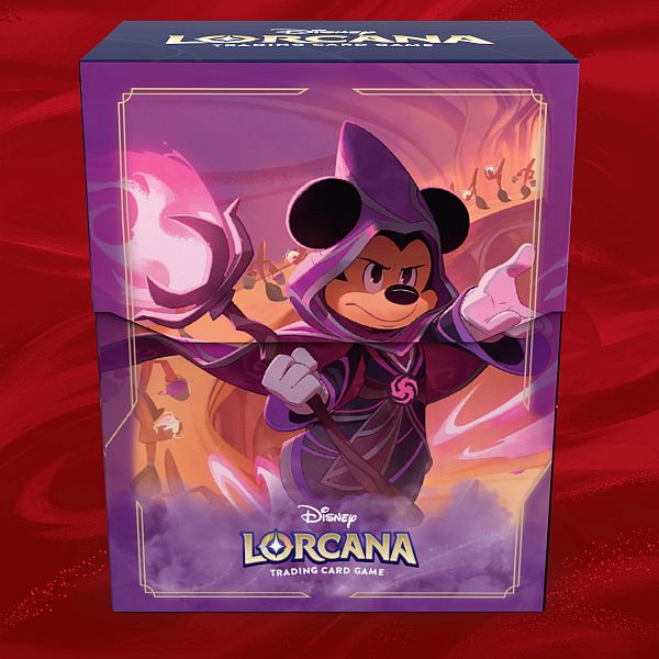 Deck Box Disney Lorcana Tcg: Set   Reign Of Jafar: Mickey Mouse Wayward Sorcerer