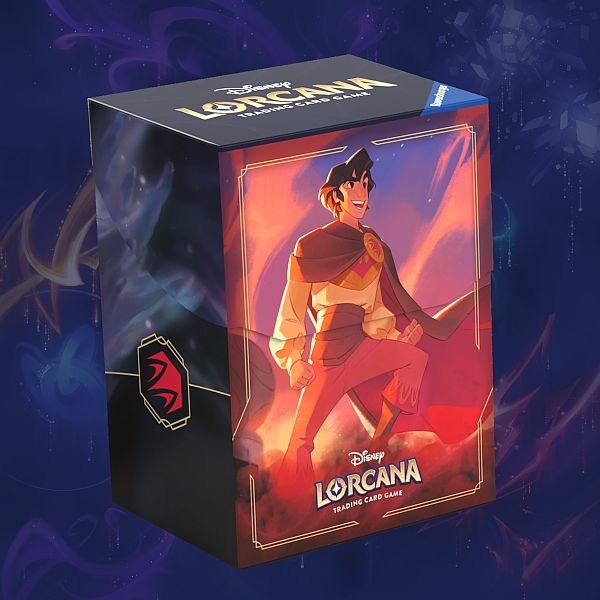 Deck Box Disney Lorcana Tcg: Set   Shimmering Skies: Aladdin