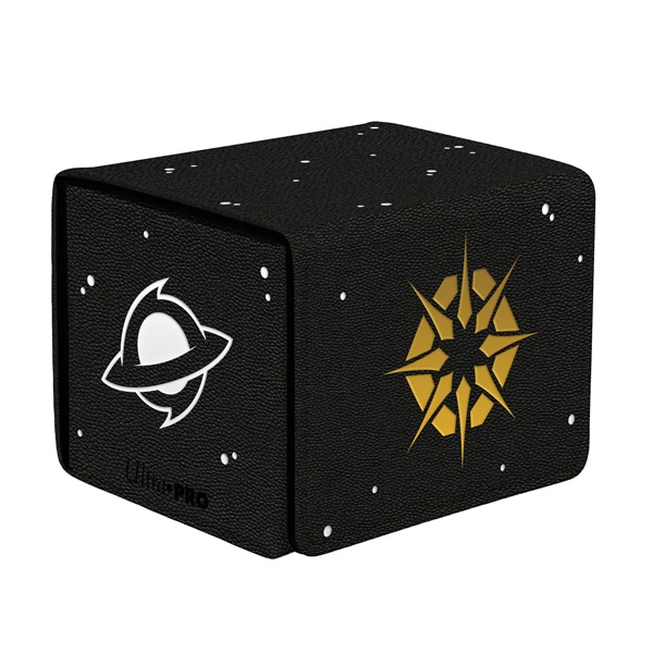 Deck Box Magic Alcove Edge Box  Leatherette : Edge Of Eternities White Mythic Ultra Pro  38861