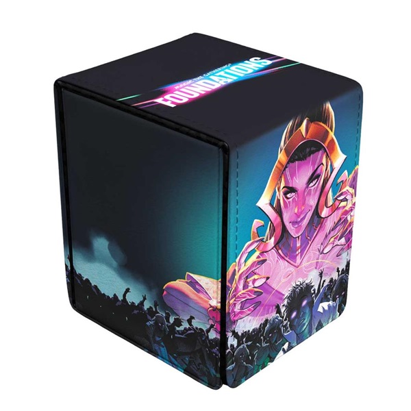 Deck Box Magic Alcove Flip Box  Leatherette : Magic: The Gathering Foundations Ultra Pro  38633
