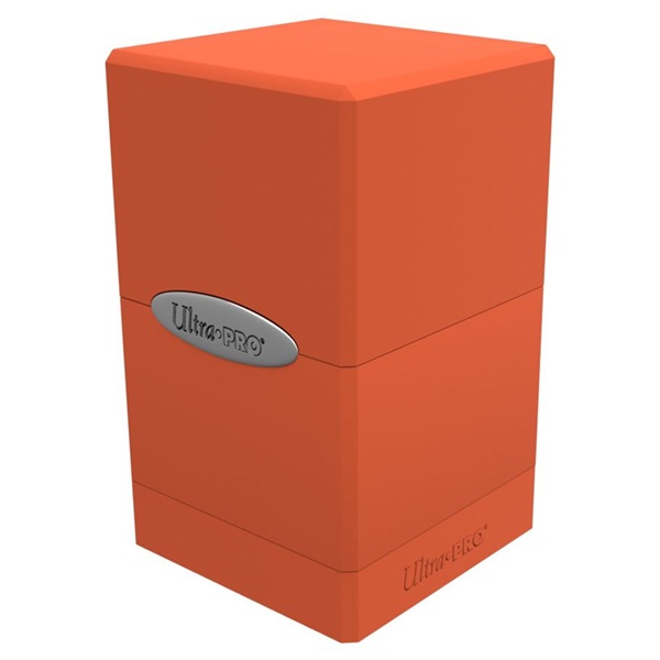 Deck Box Satin Tower: Pumpkin Orange Ultra Pro 15732