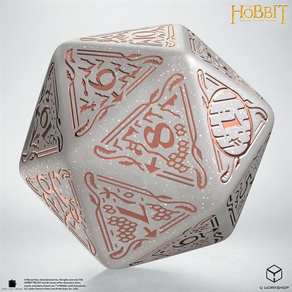 Dice 20 Sidet D20 Terning The Hobbit Tcg: Jumbo Dice Radiant Spindown -workshop