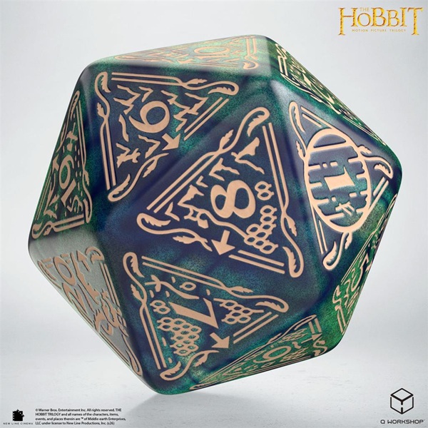 Dice 20 Sidet D20 Terning The Hobbit Tcg: Jumbo Dice Tideborn Spindown -workshop