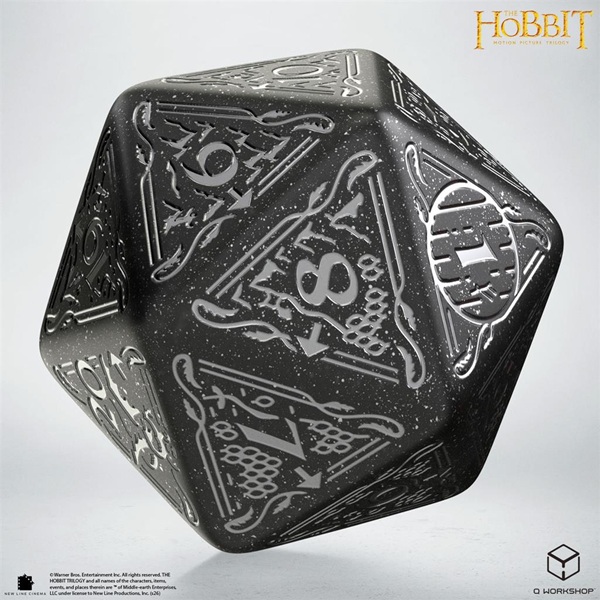 Dice 20 Sidet D20 Terning The Hobbit Tcg : Jumbo Dice Umbral Spindown -workshop
