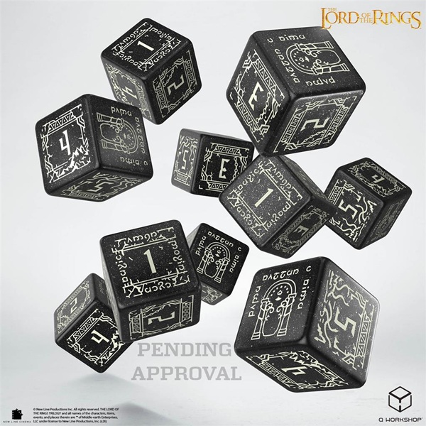 Dice Terninges 195 166 10 Terninger Sidet D6 The Lord Of The Rings: Moria