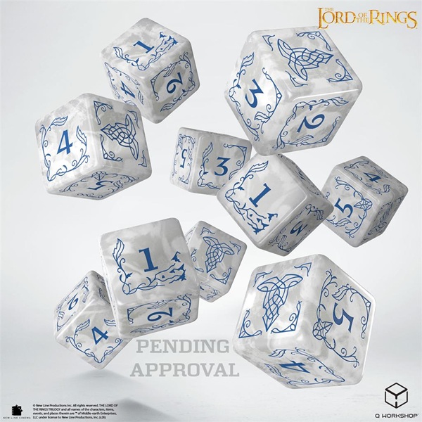Dice Terninges 195 166 10 Terninger Sidet D6 The Lord Of The Rings: Rivendell Stone