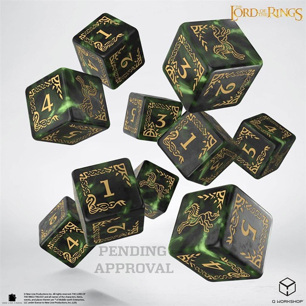 Dice Terninges 195 166 10 Terninger Sidet D6 The Lord Of The Rings: Rohan