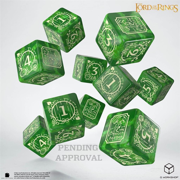 Dice Terninges 195 166 10 Terninger Sidet D6 The Lord Of The Rings: Shire