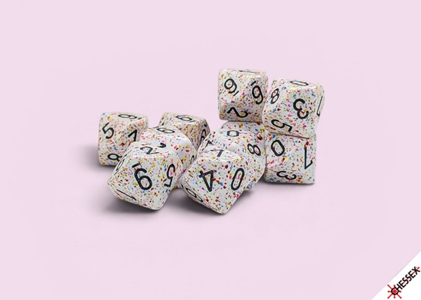 Dice Terninges 195 166   10 Terninger Speckled Dice D10  10 Sidet  Birthday