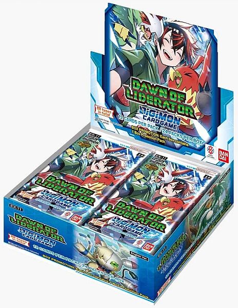 Digimon Card Game Ex11: Dawn Of Liberator Booster Box  Display  24 Packs
