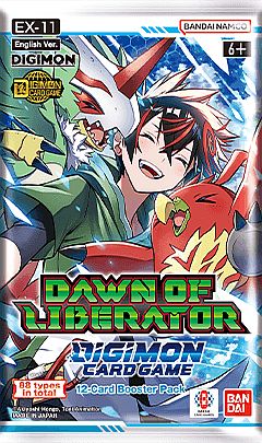 Digimon Card Game Ex11: Dawn Of Liberator Booster Pack