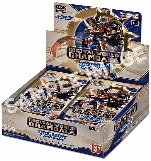 Digimon Card Game Ex12: Digital World Shambala Booster Box Display 24 Packs