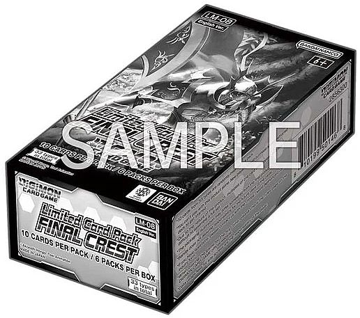 Digimon Card Game Lm08 Final Crest Limited Card Pack Display Booster Packs