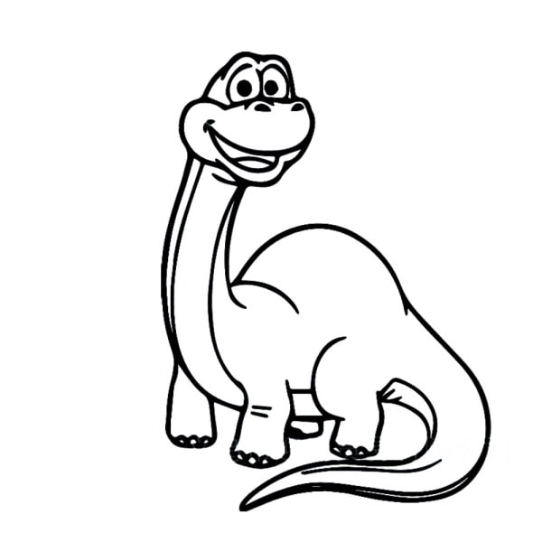 Dinosaurus Wallsticker Baby Langhals Baby Brachiosaurus