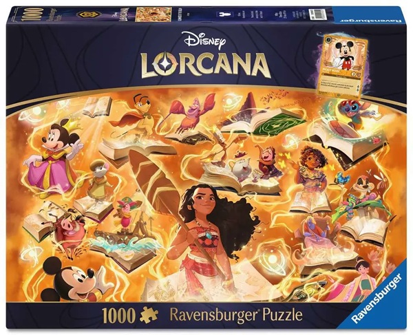Disney Lorcana: Glimmers Of The Realm: Amber Jigsaw Puzzle  1000 Pieces