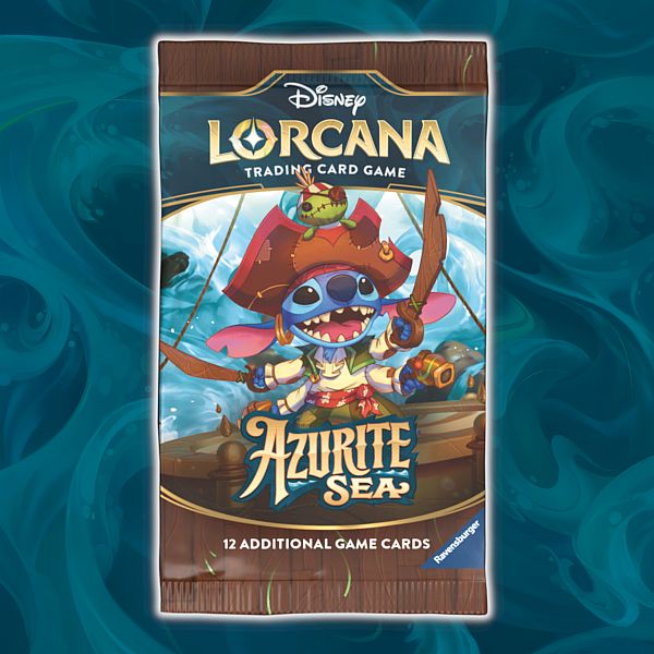 Disney Lorcana Tcg: Set   Azurite Sea Booster Pack