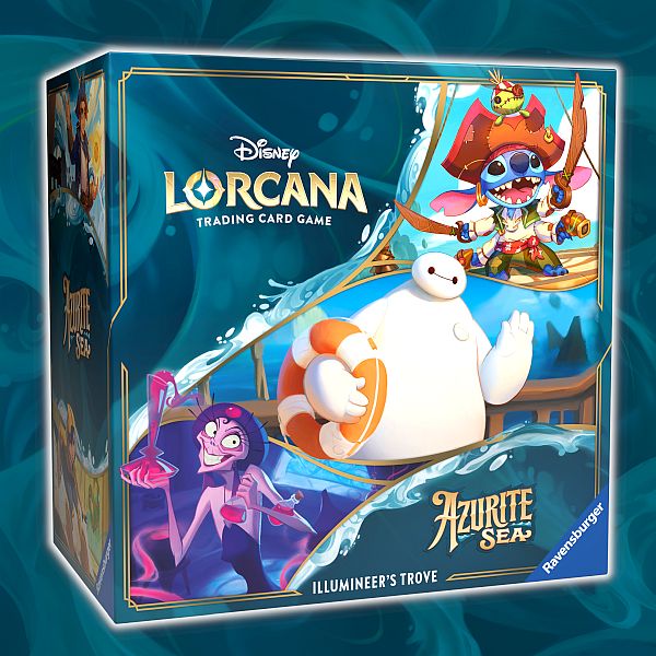 Disney Lorcana Tcg: Set   Azurite Sea Illumineer   Trove    Booster Packs