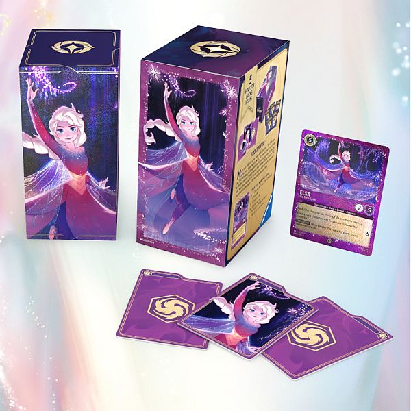 Disney Lorcana Tcg: Set   Fabled Elsa Gift Box    Booster Packs