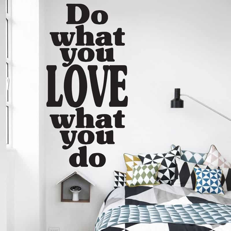 Do What You Love Wallsticker