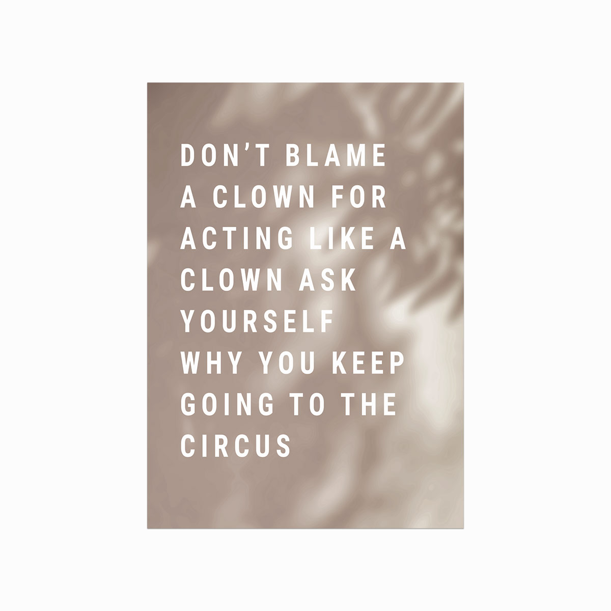 Don   Blame   Clown