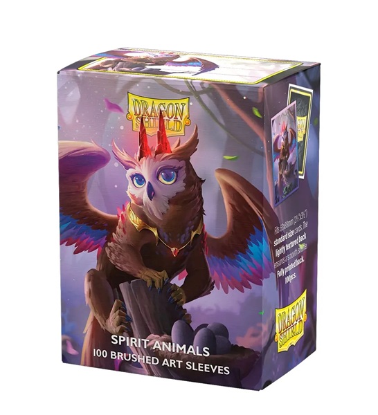 Dragon Shield Deck Protectors Brushed Art Sleeves: The Dragowlis 100 Lommer Dragonshield Sleeves At-12132