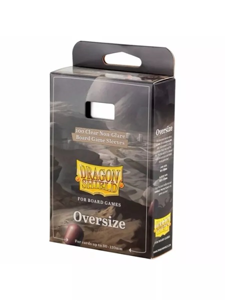 Dragon Shield Deck Protectors Clear Non-glare Board Game Sleeves: Oversize 100 Lommer Dragonshield Sleeves  At-60209